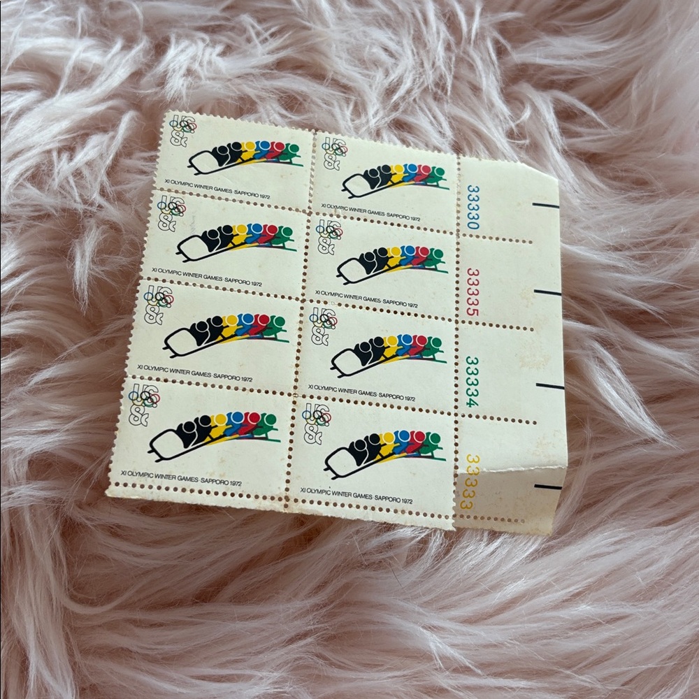 Colorful Fish Stamps Sheet